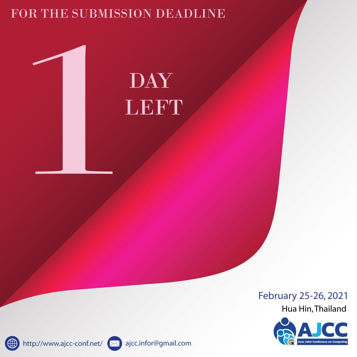 Last day for paper submission