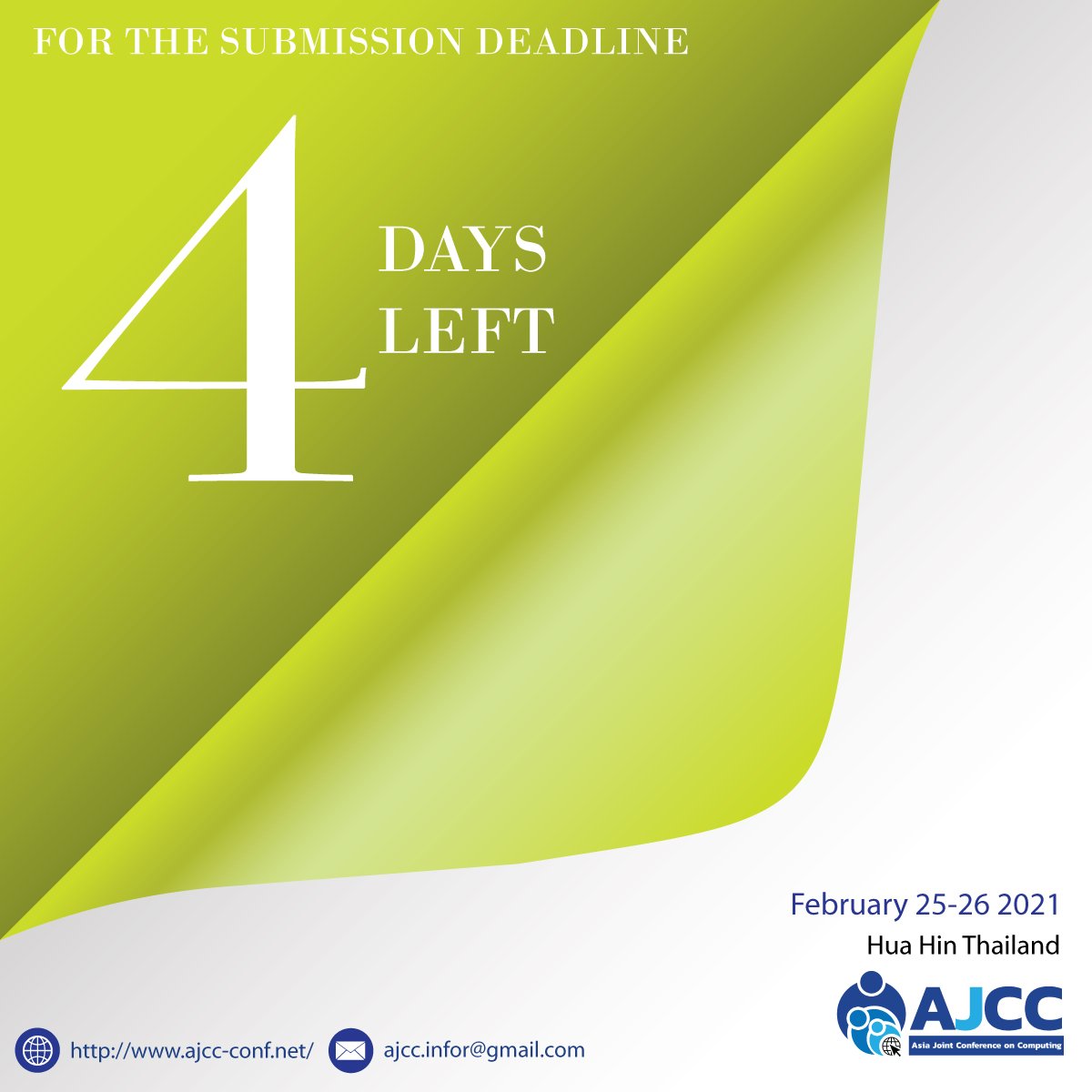 Only 4 Days left.