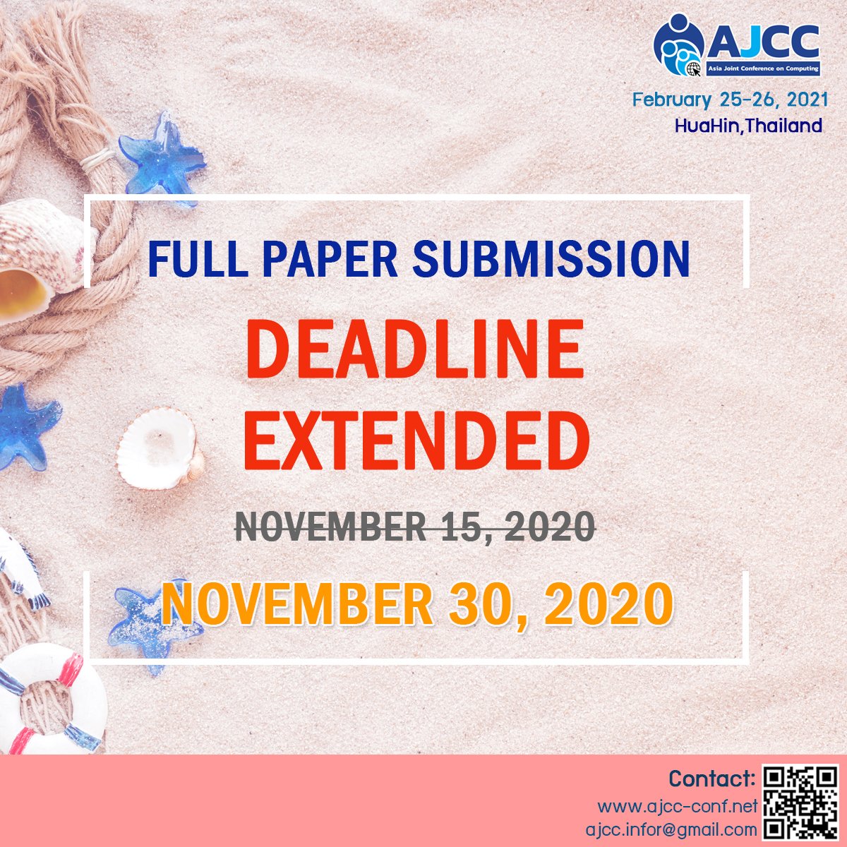The deadline is extended