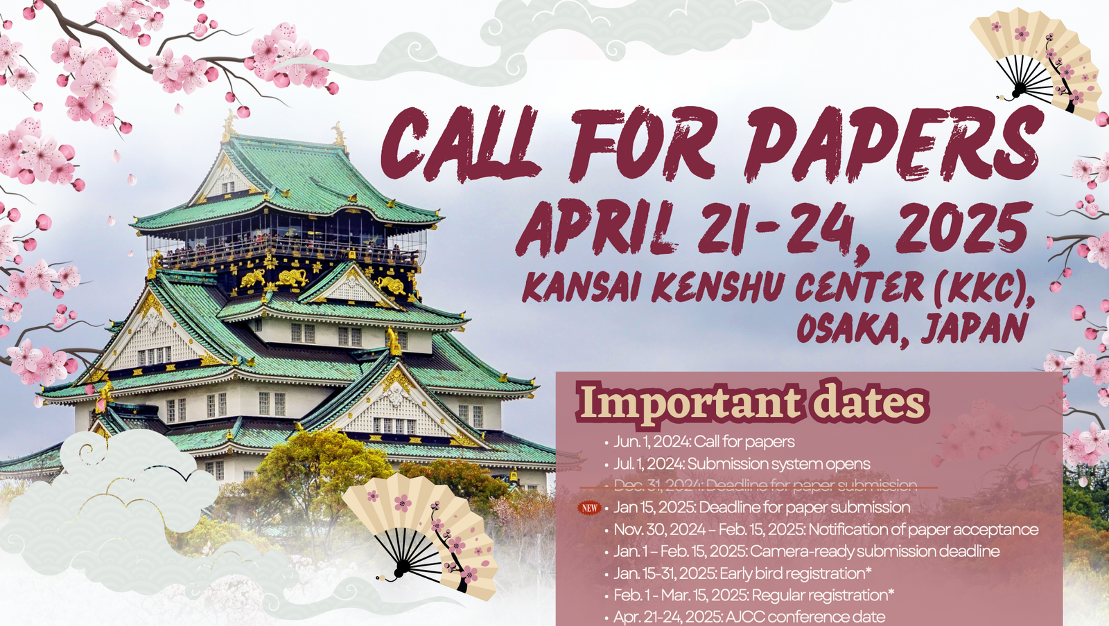 Latest: cfp AJCC2025